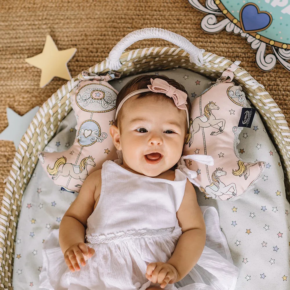 【歐盟安全認證嚴選品質保證】與隋棠兒子MAX同款｜La Millou波蘭 天使枕/新生兒房扁頭嬰兒枕/固定頭型｜多款可選